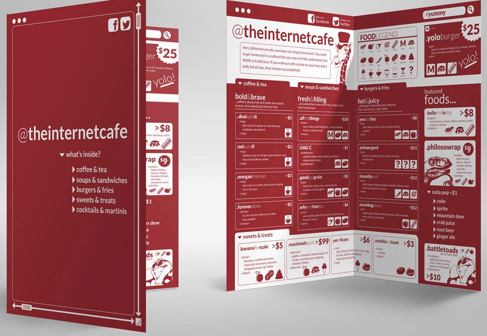 @theinternetcafe – InDesign Template Free